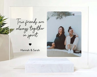Personalized Best Friend Gift • Besties Frame • Custom Friendship Gift • Best Friends Birthday Gifts • Custom Photo Frame • For Soul Sisters