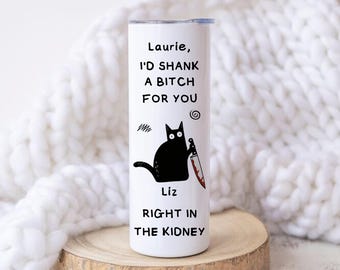 Shank A Bitch For You - Personalized Shimmer Glass Can