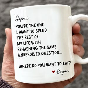 Benutzerdefinierte lustige Liebesbecher Hilarious Jubiläumsbecher für Mann Frau Freund Freundin Valentinstag Geschenk für ihn Lustiges Jubiläumsgeschenk