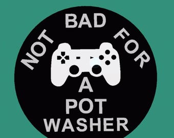 Pot-Washer Gamer 3D Printed Patch