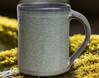 Handmade Stoneware Mug--Slate Glaze--14 oz Pottery Mug--Ceramic Coffee/Tea Cup