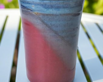 Handmade Ceramic Tumbler-Choose Your Glaze- 16 oz Pottery Cup--Stoneware Tumbler