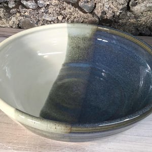 Handmade Pottery Pasta Bowl--Ivory Twilight--Stoneware Pasta Bowl - Large 5 cup Pasta Bowl--Ceramic Serving Bowl--soup/salad serving piece--