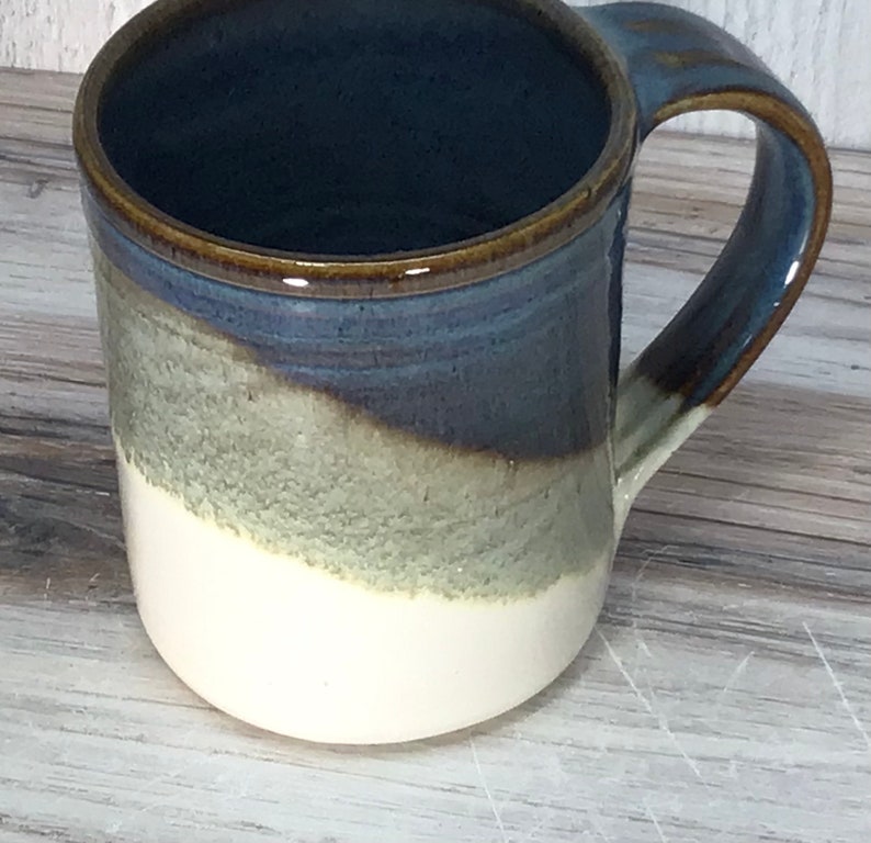 Large Handmade Pottery Mugivory Twilightceramic Mug14 Ounce Hand Thrown