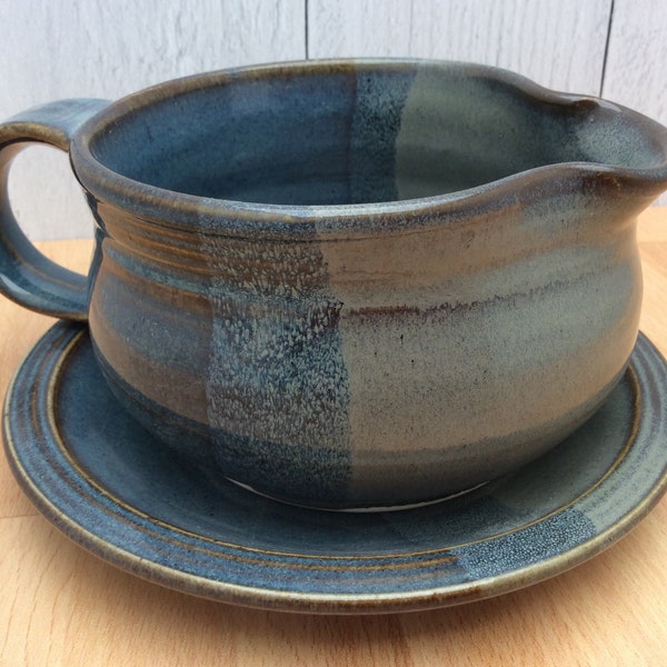 Pottery Gravy Boat Etsy