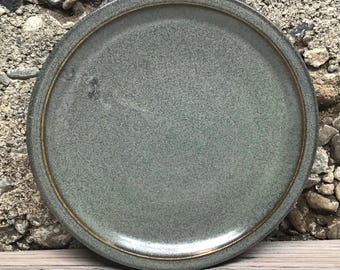 Handmade Stoneware 10" Dinner Plates--Set of 8--Slate--Pottery Dinner Plates