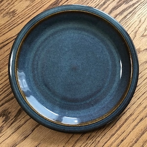 Handmade Stoneware Salad Plate--Choose Your Glaze--Single handmade pottery 8" plate--Ceramic Plate
