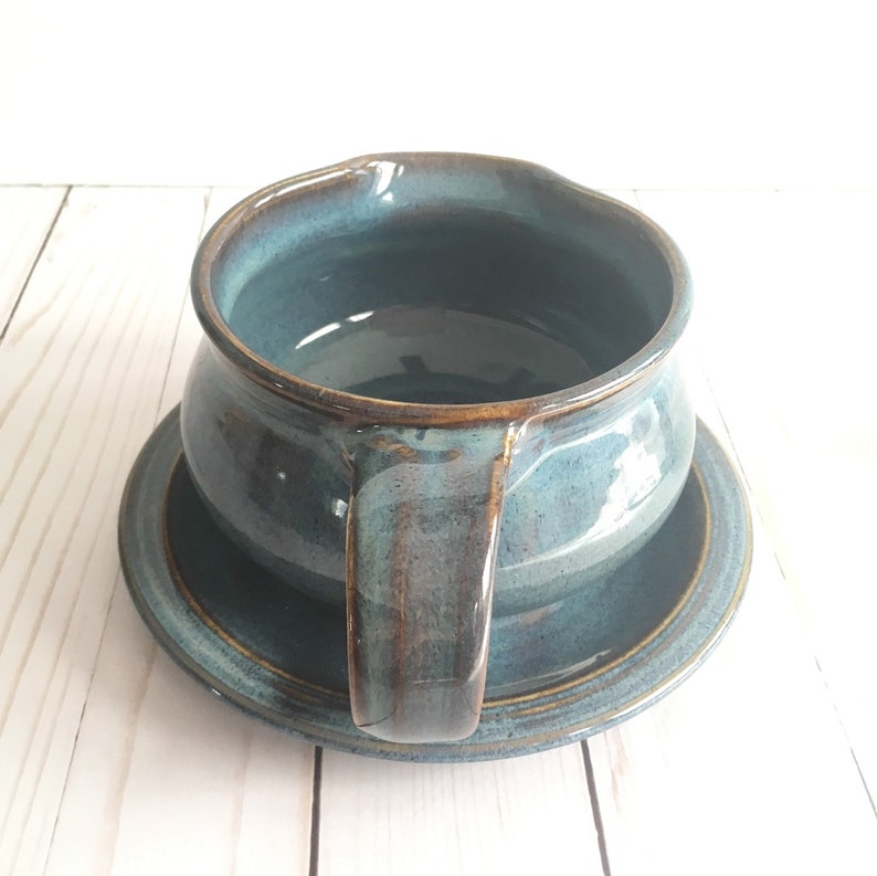 Gravy Boat Handmade Ceramic Gravy Boat With Serving Plate Etsy