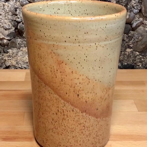 One Ceramic Tumbler Cup --Choose Your Glaze --Handmade pottery Tumbler- Large Handmade Stoneware pottery tumbler--Ceramic 16-ounce cup