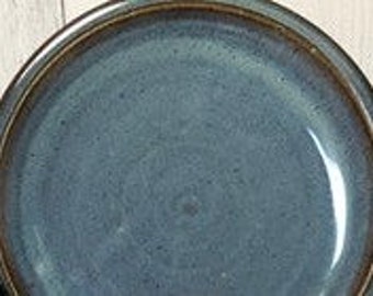 Set of 8 Handmade Pottery Dinner Plates--10 1/4" dinner plates--hand thrown dishware--CHOOSE YOUR GLAZE--handmade ceramic stoneware plates