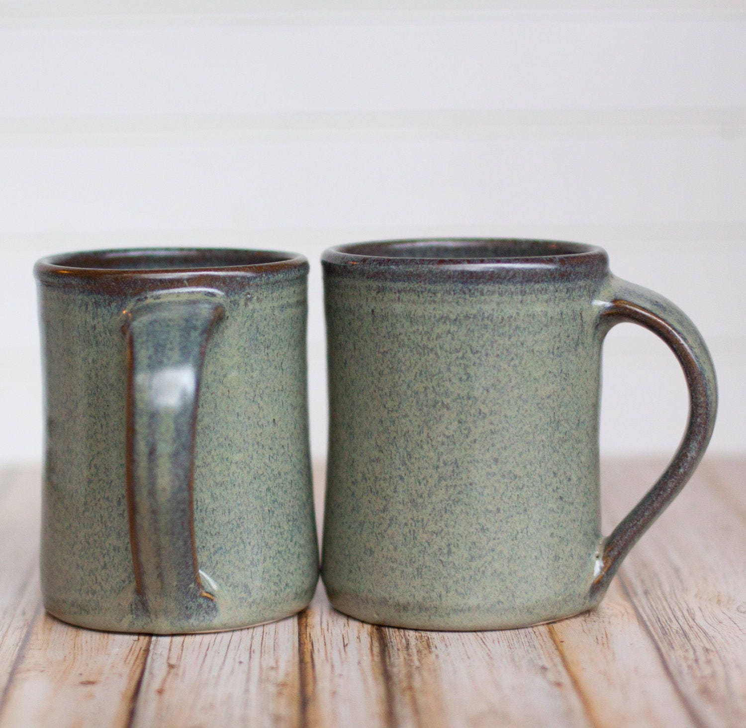 4 Handmade Ceramic Mugs Set Mountains Mugs, Pottery Mug, Stoneware Nature  Mugs, 14.03 Oz Tea Mugs, Family Christmas Gift, Clay Tea Cups 