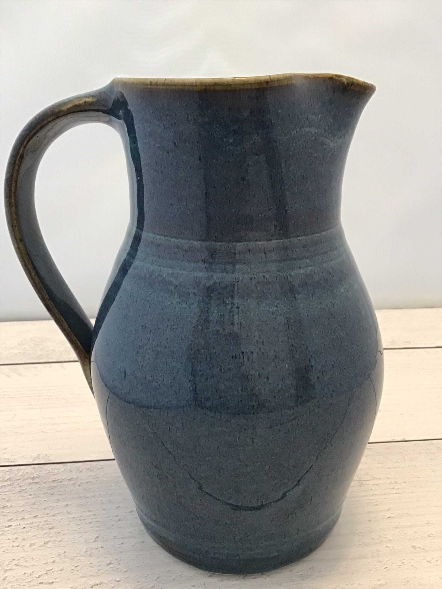 Water or Ice Tea Pitcher quart size handmade pottery for coffee