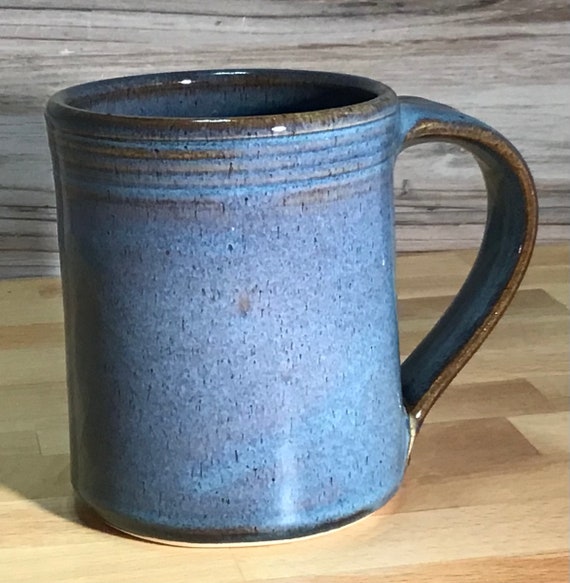 Handmade Stoneware Mug--twilight--large Handcrafted Pottery Mug--14 Oz  Ceramic Coffee Mug - Etsy