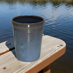 Handmade Ceramic Tumbler-Choose Your Glaze- 16 oz Pottery Cup--Stoneware Tumbler