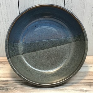 Pasta Bowl--Handmade Pottery Pasta Bowl--Slate/Twilight—5 cup stoneware serving bowl--Handmade Ceramic Salad or Fruit Bowl--Serving piece
