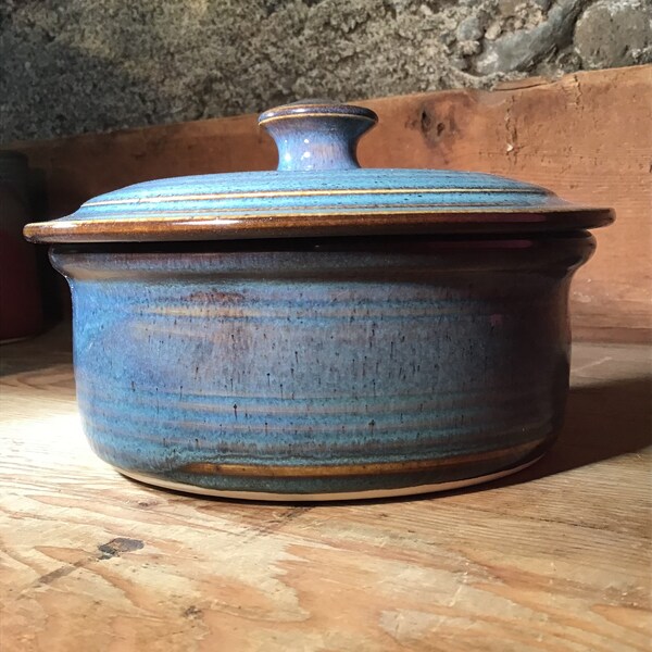 Pottery Butter Dish Etsy