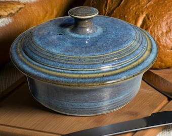 Handmade Pottery Butter Dish with Lid--Choose Your Glaze--Ceramic, Stoneware Butter Keep