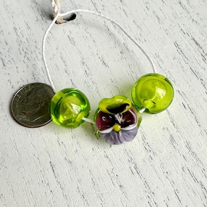 handmade artisan lampwork glass beads destash