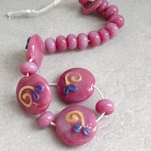 handmade artisan lampwork glass beads destash