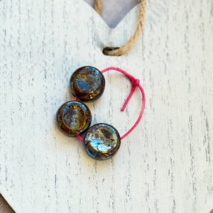 handmade artisan lampwork glass beads destash