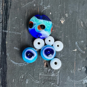 Handmade Artisan Lampwork Glass Beads Destash