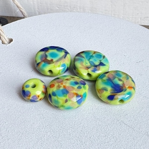 handmade artisan lampwork glass beads destash