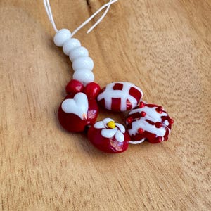 handmade artisan lampwork glass beads destash