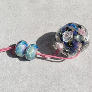 handmade artisan lampwork glass beads destash
