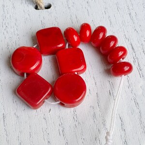 handmade artisan lampwork glass beads destash