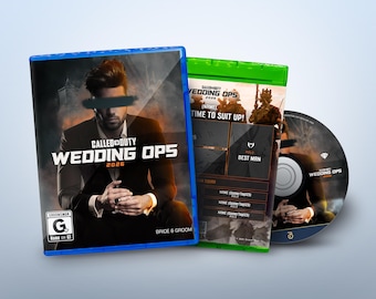 Custodia per videogioco Groomsmen Proposal – Called to Duty: Wedding Ops (03) Regalo personalizzato
