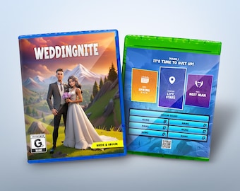 Custom Groomsmen Proposal Game Cover — WeddingNite | Best Man Proposal | Wedding Party Invitation | Video Game Case