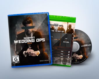 Custom Groomsman Proposal Video Game Case - Called to Duty: Wedding Ops (03)