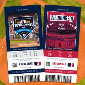 Biglietto di proposta di matrimonio personalizzato per lo sposo - ispirato alla MLB