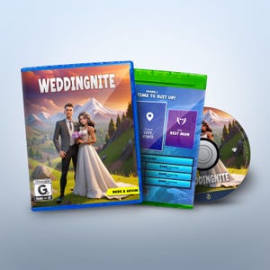 Groomsman Proposal Videospielhülle - WeddingNite, personalisiertes Geschenk