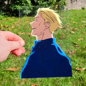 Jujutsu Kaisen Nanami glass painting glass painting anime manga