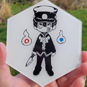Toilet Bound Hanako Kun glass painting glass painting anime manga