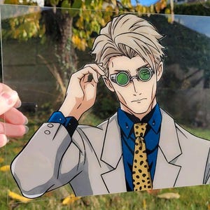 Jujutsu Kaisen Nanami glass painting glass painting anime manga