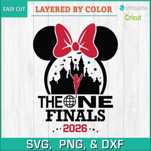 The One Finals 2026 Cheer Design – Cheerleading Competition| SVG PNG DXF — instant download
