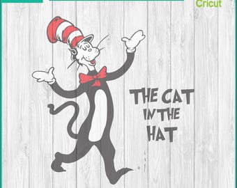 Dr Seuss, Cat in the Hat, Green Eggs and ham - Silhouettes Digital Download, SVG, PNG, Cricut, Silhouette Cut File, Vector Instant Download