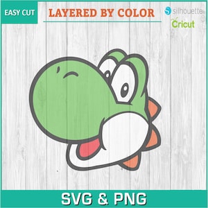Yoshi, Luigi, Mario, Videospiele - Silhouetten digitaler Download, SVG, PNG, Cricut, Silhouette, Schnittdatei, Vektordatei sofort Download