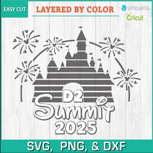 2025 Cheer D2 Summit, Magic Castle, Cheer Leader, Worlds - Silhouettes Digital Download, SVG, PNG, DXF, Cuttable Cricut, instant Download