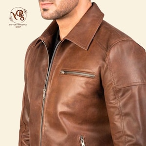 Men Cowhide Coat Vintage Men Leather Jacket Genuine Leather Clothes Men&#39;s Winter Jacket Motorcycle Biker Jackets
