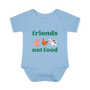 Friends Not Food Infant Onesie image 5