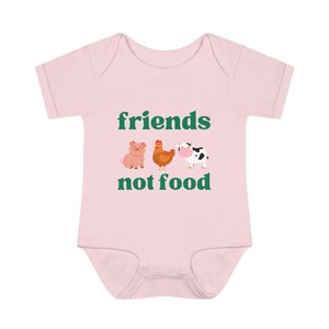 Friends Not Food Infant Onesie image 8