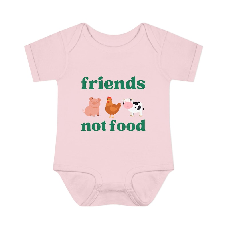 Friends Not Food Infant Onesie image 8