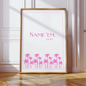 Name &#39;Em Minimalist Beverly Hills Housewives Quote Poster | Bravo Fan Art