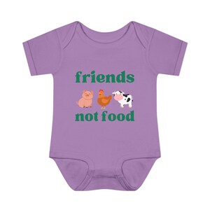 Friends Not Food Infant Onesie image 7