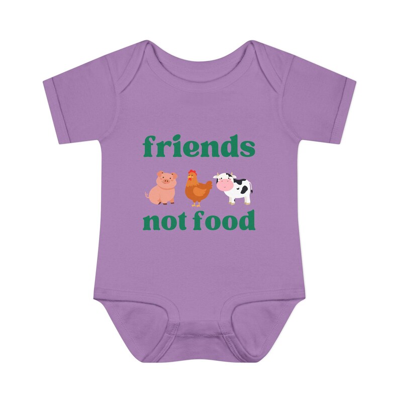 Friends Not Food Infant Onesie image 7