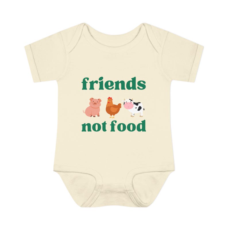 Friends Not Food Infant Onesie image 2