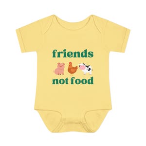 Friends Not Food Infant Onesie image 3